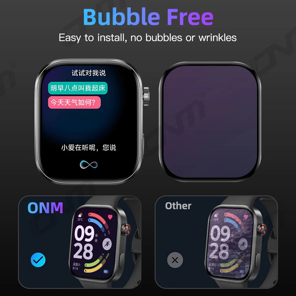 3D Protection Film for Xiaomi Redmi Watch 6 Screen Protector, Full Coverage Anti-scratch for Watch6 Accessories ( Not Glass )