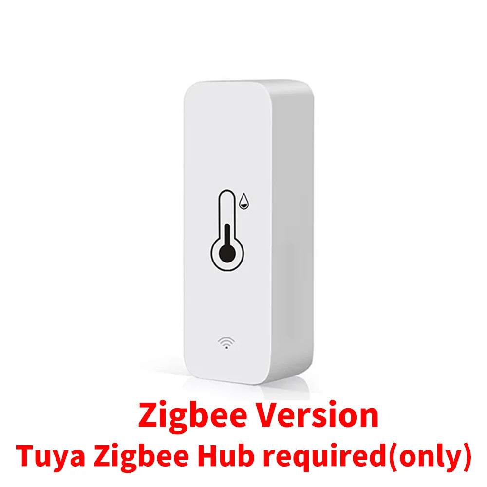 Tuya Zigbee WiFi Temperature Humidity Sensor APP SmartLife Remote Control For Smart Home WorkWith Alexa Google Assistant