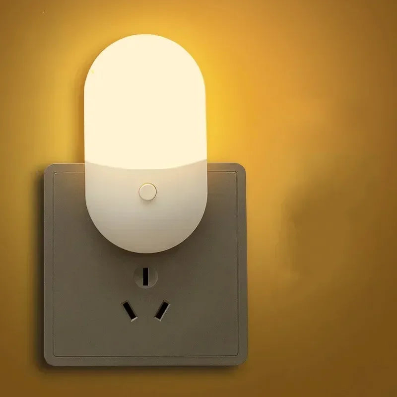 Led smart Night Light Motion Sound Sensor Night Light  brightness adjustment night light Bedroom Lamp Staircase Decorative Lamps