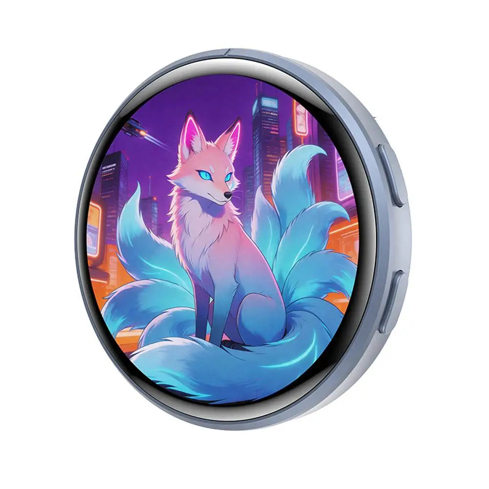For Ebadge 1.50 Inch Electronic Bar Full Touch Electronic Badge Trendy Play Guzi Anime Badge Fashionable And Cool Standby Mode