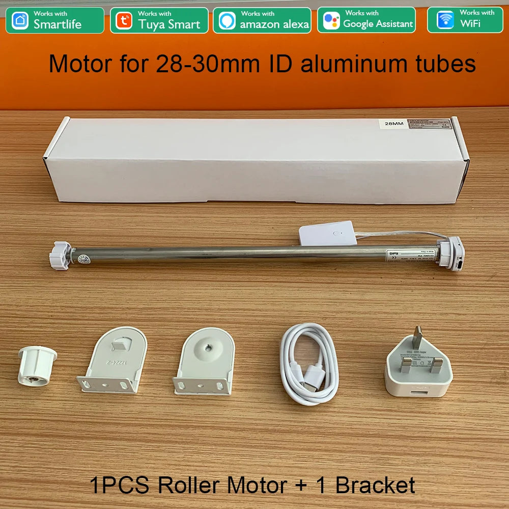 DC5V Wired Tuya Wifi Shutter Motor Blind Electric Smart Curtains For Roller Curtain Suitable For 20 25 28mm Blind Tube Alexa