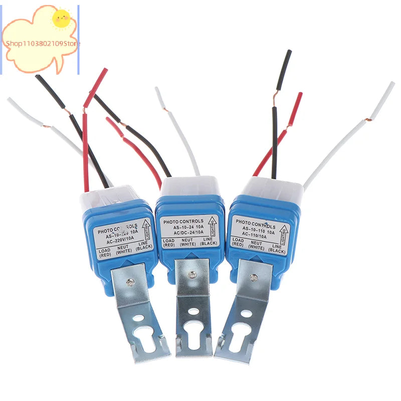 【HT】【HT】AC 24v 110v 220v Auto Street Light Switch Night On Day Off Sensor Switches