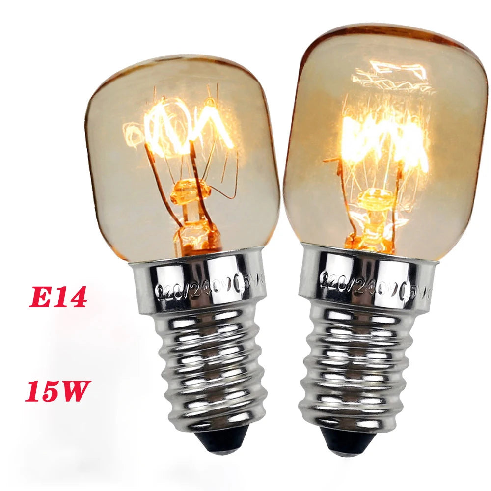 CE14 Small Bulb 25W Aromatherapy Bulb Oven Bulb Heat-resistant Material Salt Crystal Lamp For Professional Kitchens Lighting