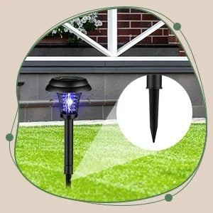 Solar Mosquito Killer Lamp Home Garden Waterproof Mosquito Repeller Outdoor Camping Electric Mosquito Artifact Lighting Lamps
