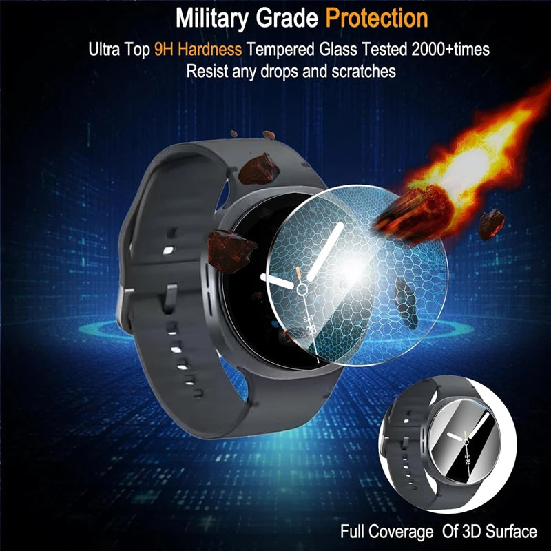 Glass Protective Film For Samsung Galaxy Watch Ultra 8 7 6 5 4 Screen Protector Samsung series 40mm 44mm 45mm 46mm 47mm 42 43mm