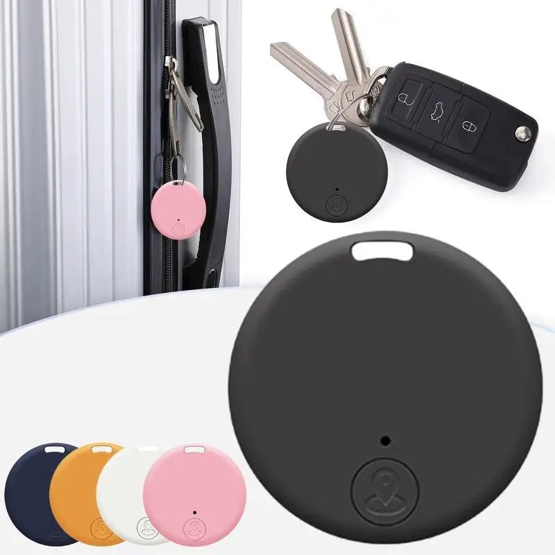 Mini Bluetooth Tracker Smart Anti-Lost with GPS Location Two-Way Alarm APP Control Portable Locator for Keys Wallet Pets Kids