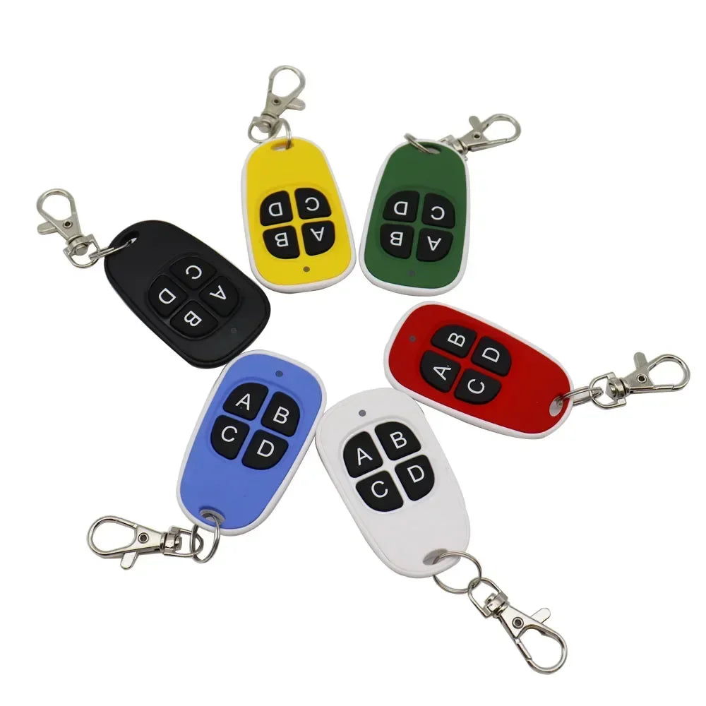 433MHz Door Remote Control  4 Keys Copy Garage  Universal Remote Control Cloning electric gate Remote Controller Duplicator Key