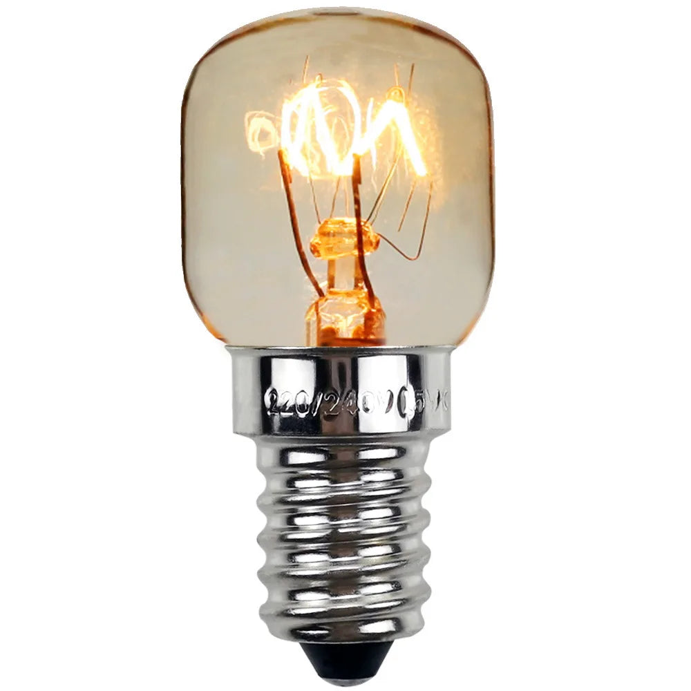 CE14 Small Bulb 25W Aromatherapy Bulb Oven Bulb Heat-resistant Material Salt Crystal Lamp For Professional Kitchens Lighting