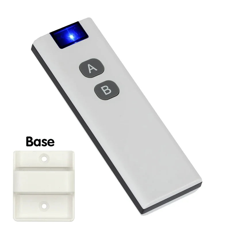 Wireless Smart Switch Light RF 433Mhz 86 Wall Panel Switch with Remote Control Mini Relay Receiver 220V Home Led Light Lamp Fan