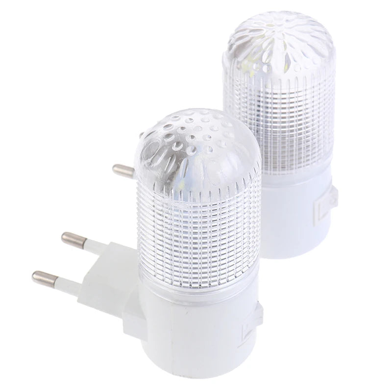 2 Pcs 3W 4 LEDs Night Light EU Plug Emergency Light Wall Lamp Home Bedroom Lighting