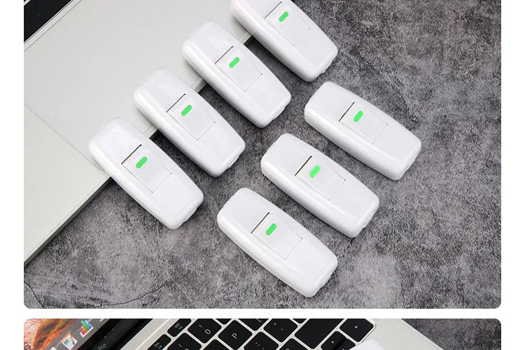 Boat Shape Switch Home Light Switches Classic White Inline On/Off Table Lamp Switches Wires Cable Switches Electrical Accessorie