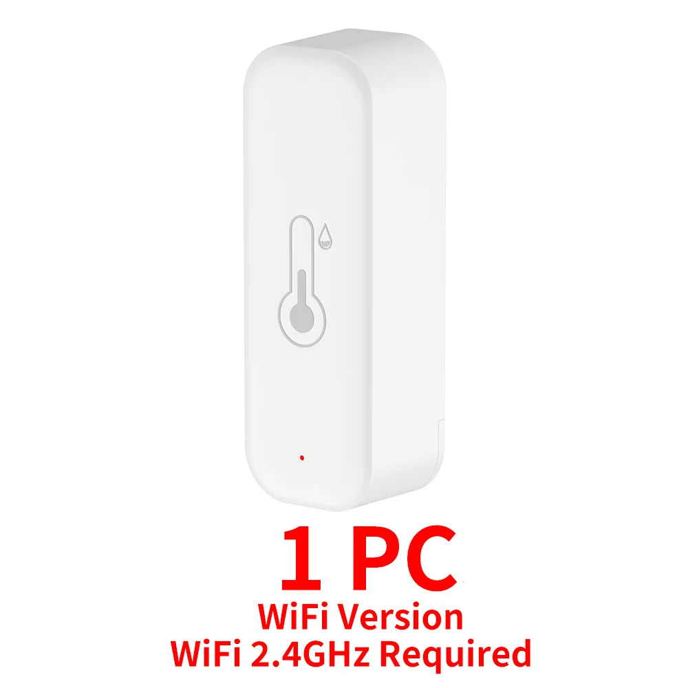 Tuya WiFi Temperature Humidity Sensor for Smart Home Thermometer Hygrometer APP Remote Works with Google Home Yandex Alexa