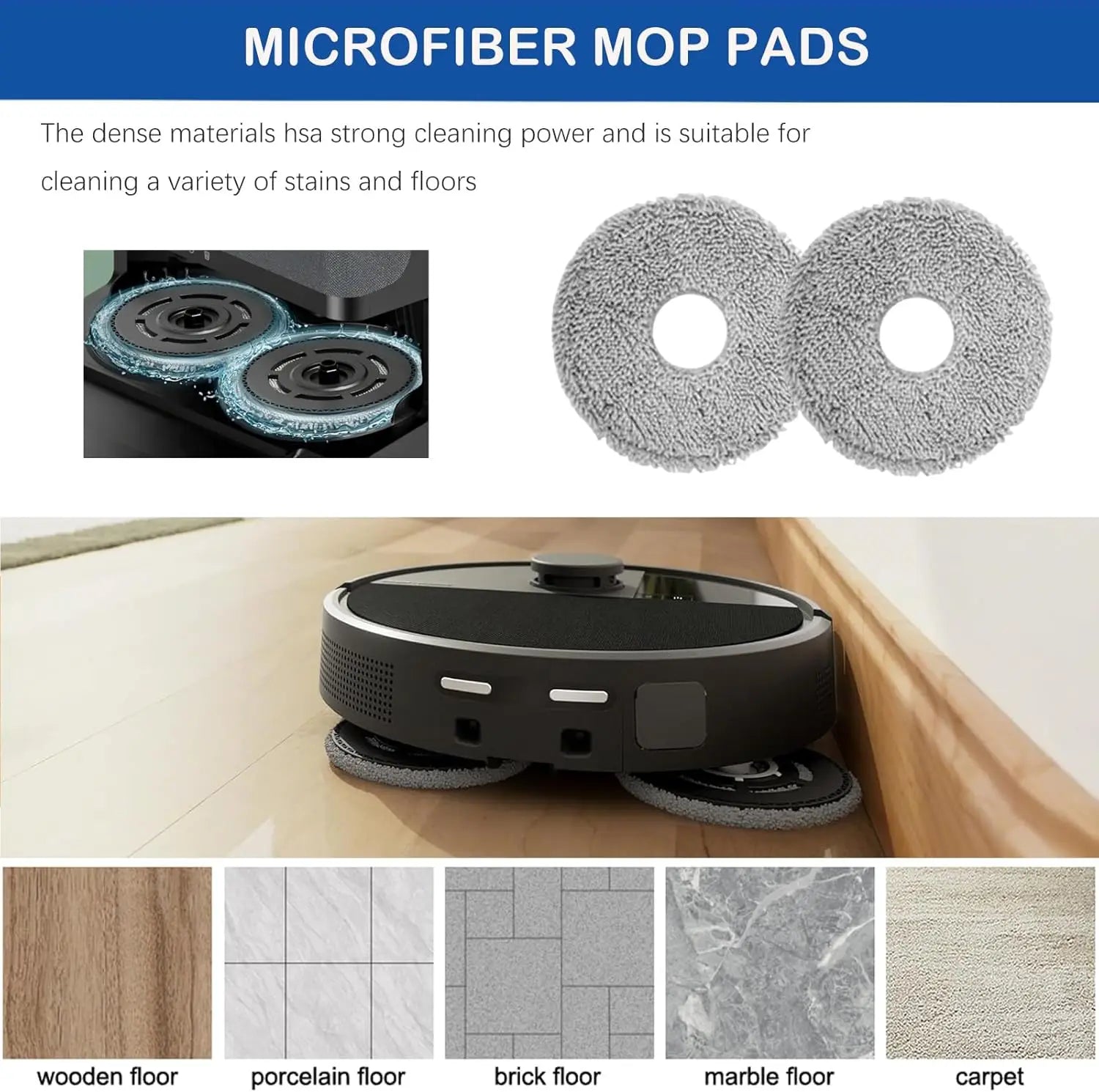 For iRobot Roomba Plus 405 Combo / 505 Combo Robot Vacuum Spare Parts Main Side Brushes Mop Cloths Filters Dust Bags Accessorie