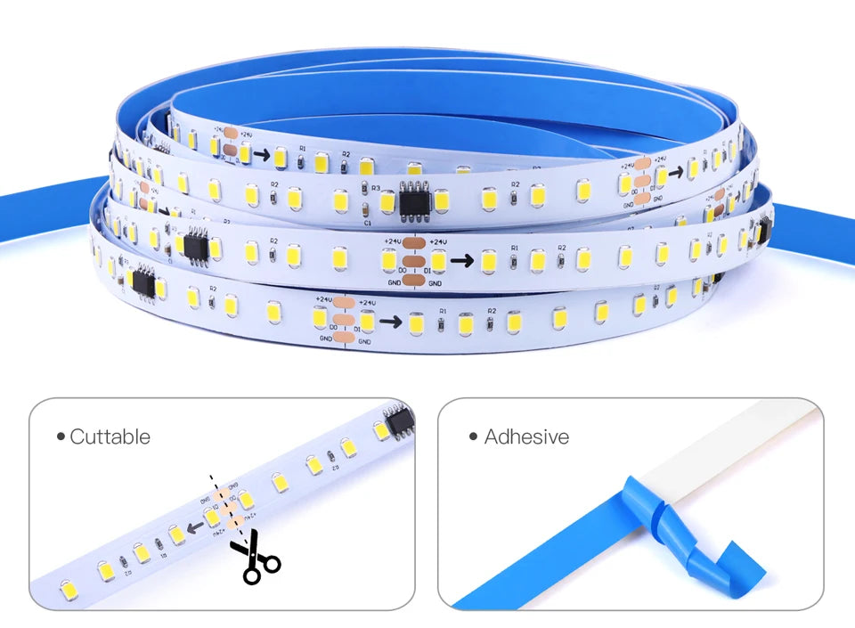 PIR Motion Sensor LED Stairs Night Light WS2811 Pixels Addressable Chasing Strip For Room Staircase Corridor Entrance Lamp Decor