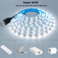 DC 5V USB LED Strip Lights - 2835 SMD Warm White/White, Flexible TV Backlighting, Home Decoration, DIY Lighting Tape