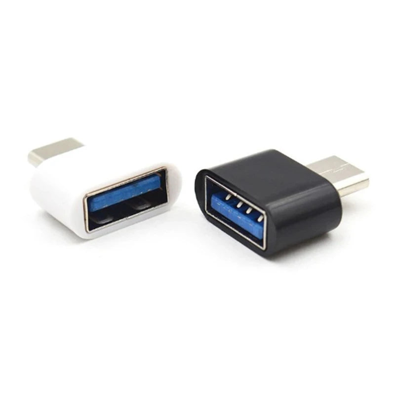 1-5pcs USB A Female to Type C Male Data Connector Mini Type C to USB Adapter For Xiaomi Huawei Android Mobile Phone MacBook iPad