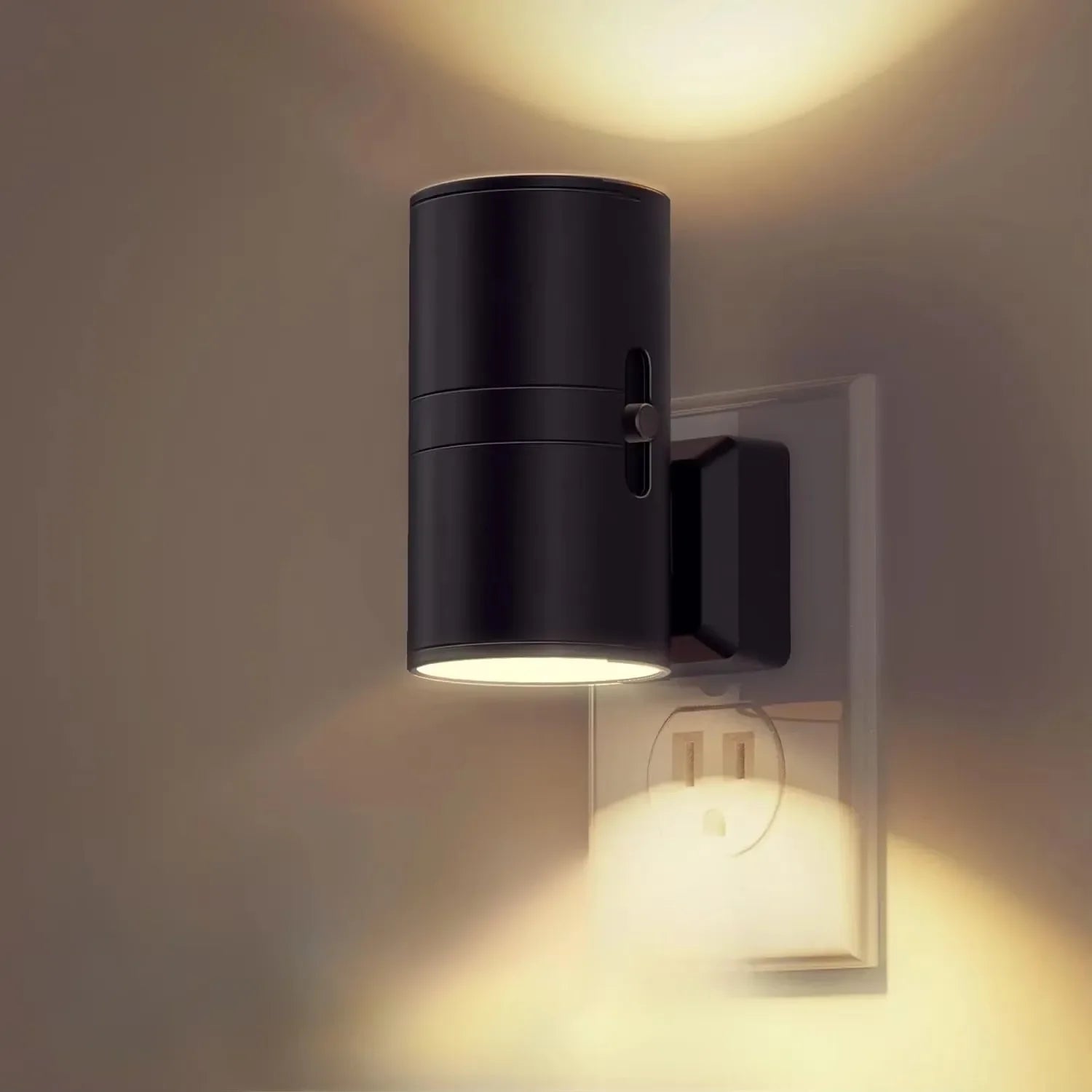 Night Lights Plug Into Wall Dimmable LED Night Lamp Automatic Bedside Lamp with Auto Light Sensor for Bathroom Hallway Decor