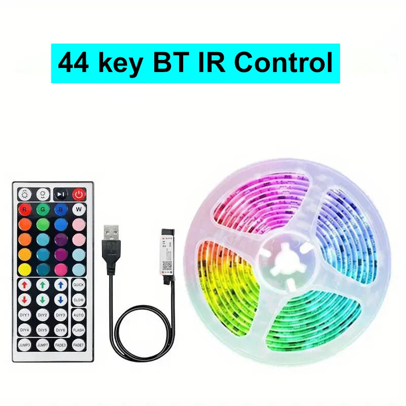 Led Lights for Room Music Sync RGB 5080 Led Strip Lights 10m 20m Flexible Ribbon for Room Bedroom Decor TV Backlights