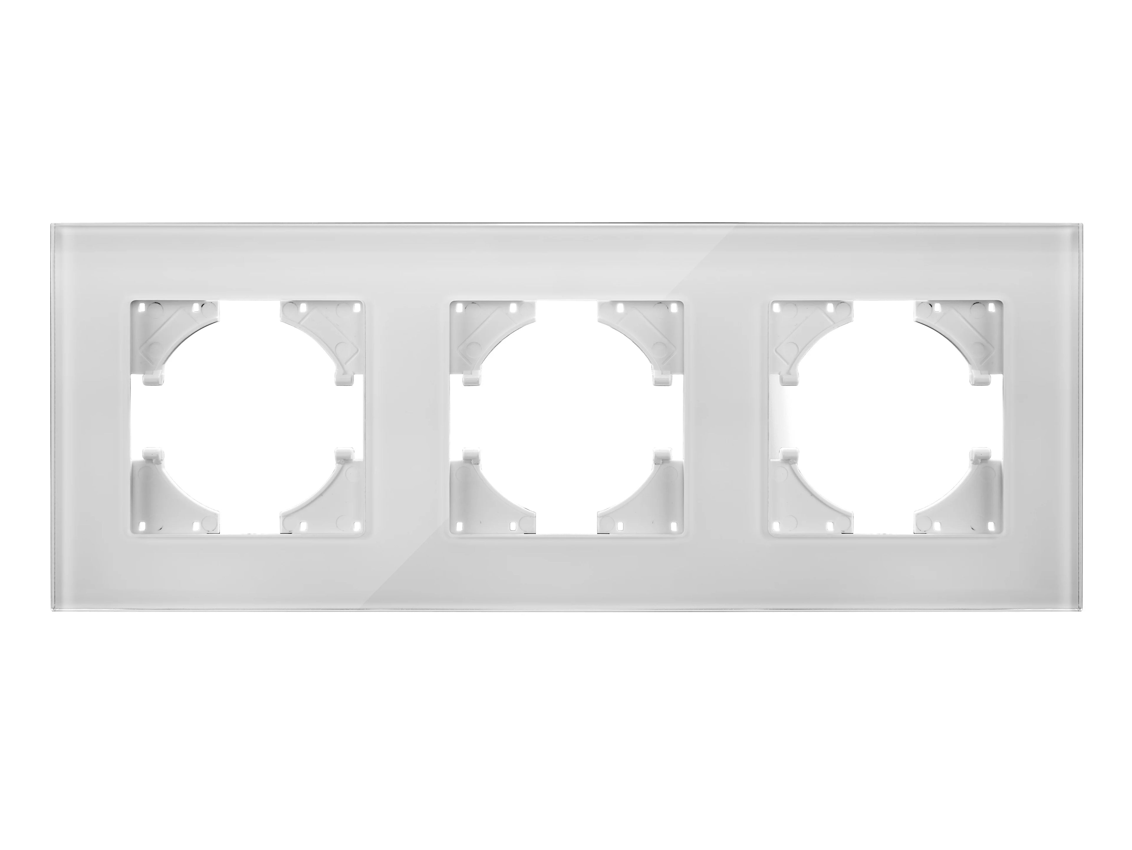 TUV Certified EU Standard Single Wall Socket with Double Power Plug USB Type-C Crystal Glass Panel 1Way Wall Switch 10A/16A 250V