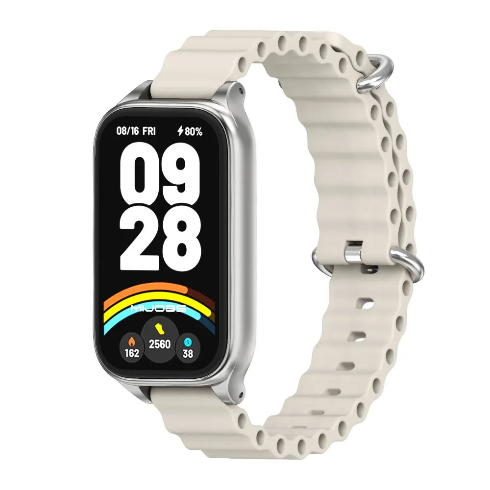 Strap for xiaomi Mi band 9 Active Bracelet Global Version Silicone Waterproof Wristband Mi Smart Band 9 Active Strap