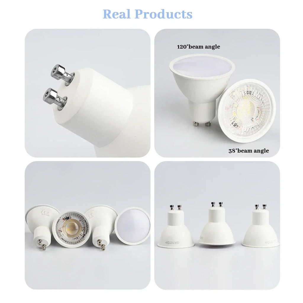 1-10pcs Base GU10 Spotlight Bulb AC220V 110V LED Lighting 3W 5W 6W 7W 8W 9W Good Quality For the Family Living Room Lampara Led