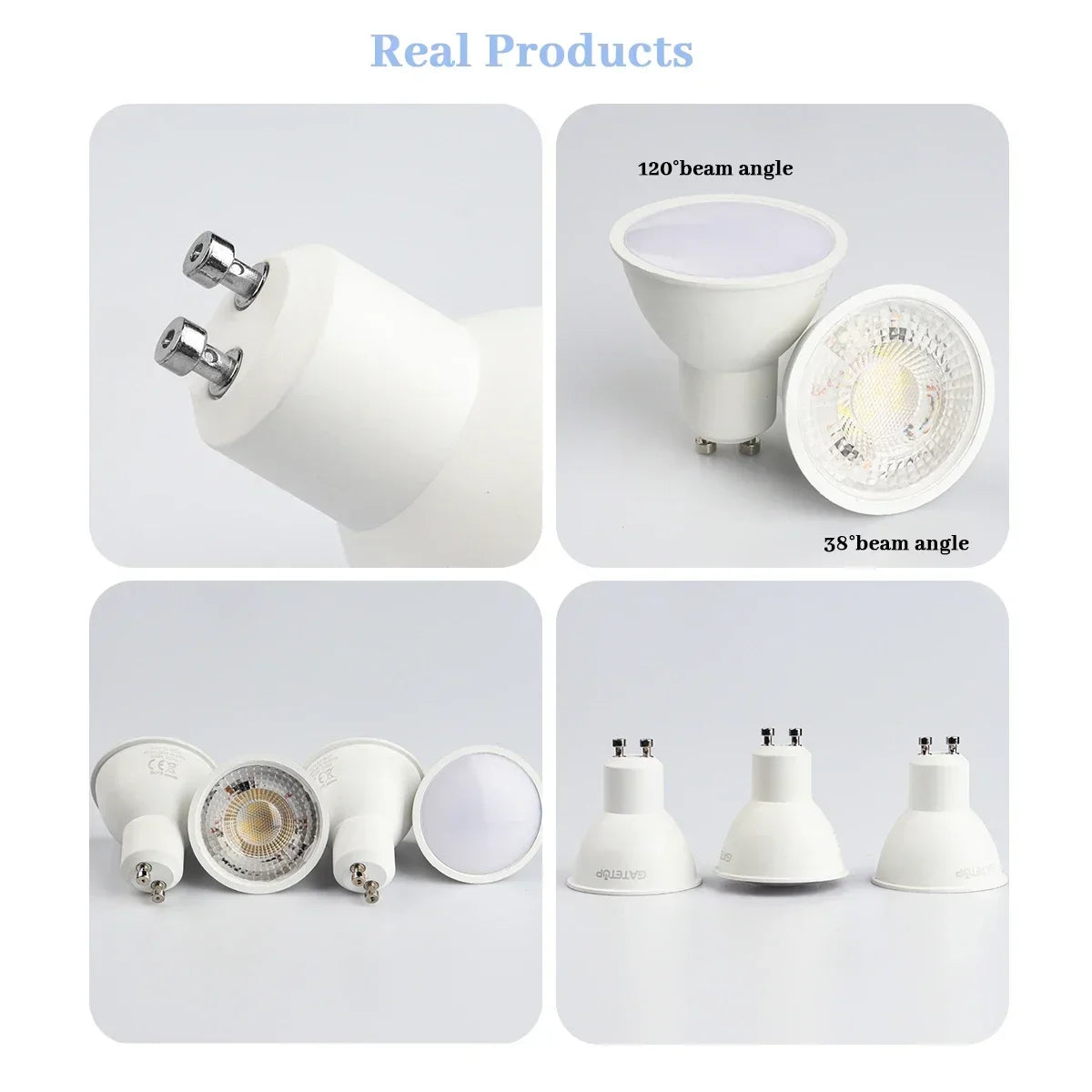 1-10pcs Base GU10 Spotlight Bulb AC220V 110V LED Lighting 3W 5W 6W 7W 8W 9W Good Quality For the Family Living Room Lampara Led