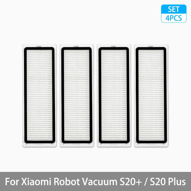 For Xiaomi Robot Vacuum S20+ / S20 Plus / B108GL Parts Accessories Main Brush Side Brush Hepa Filter Mop Cloth Replacement Spare