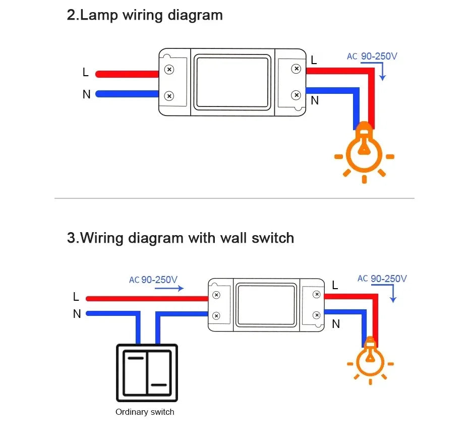 Basic WiFi Switch Relay Module DIY MINI Home Switch SmartLife APP Wireless Voice Remote Control Timer Switch Alexa
