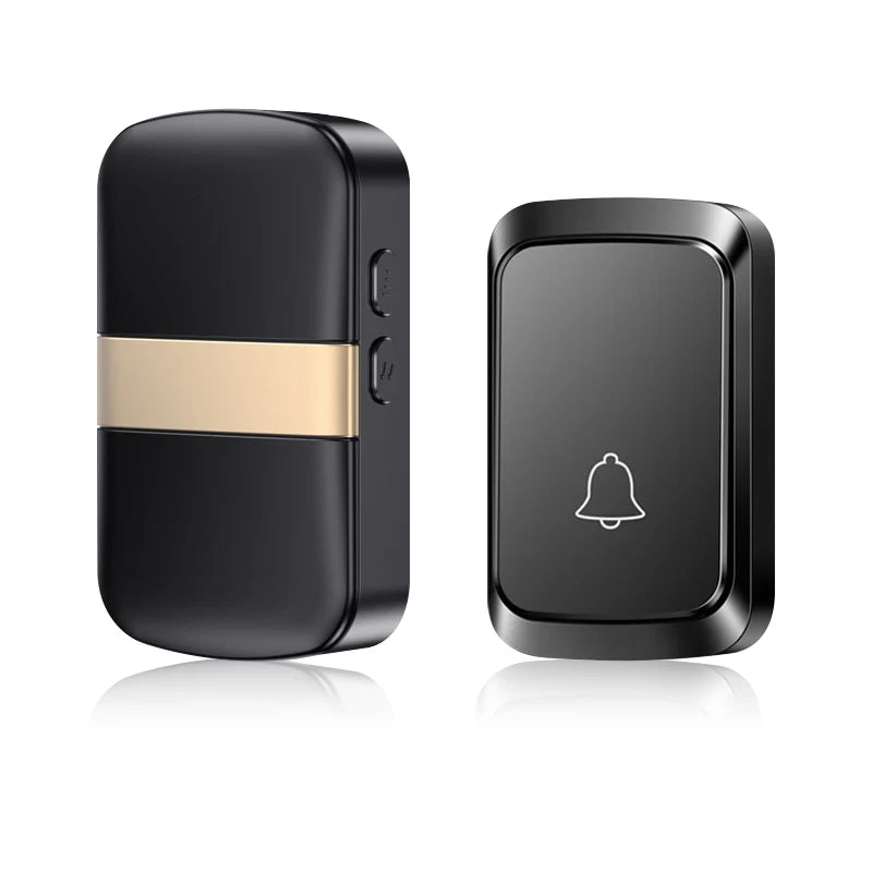 Battery Powered DC Wireless Doorbell 300M/984FT Range 60Songs Welcome Door Bell Chime Kit For Home, Store,Office ,Classroom etc.