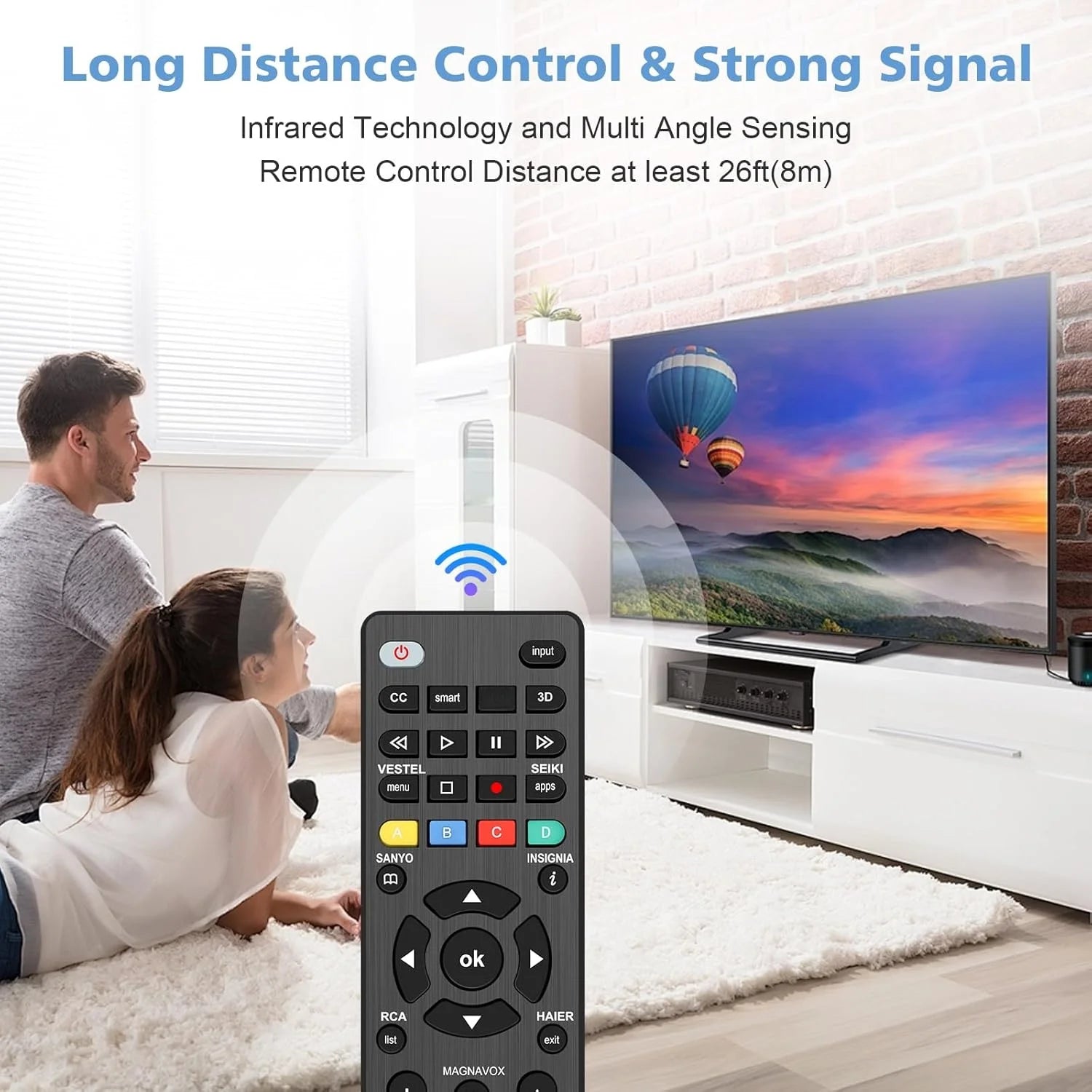 Universal G006 TV Remote Repacement Control for LG and many brands