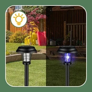 Solar Mosquito Killer Lamp Home Garden Waterproof Mosquito Repeller Outdoor Camping Electric Mosquito Artifact Lighting Lamps