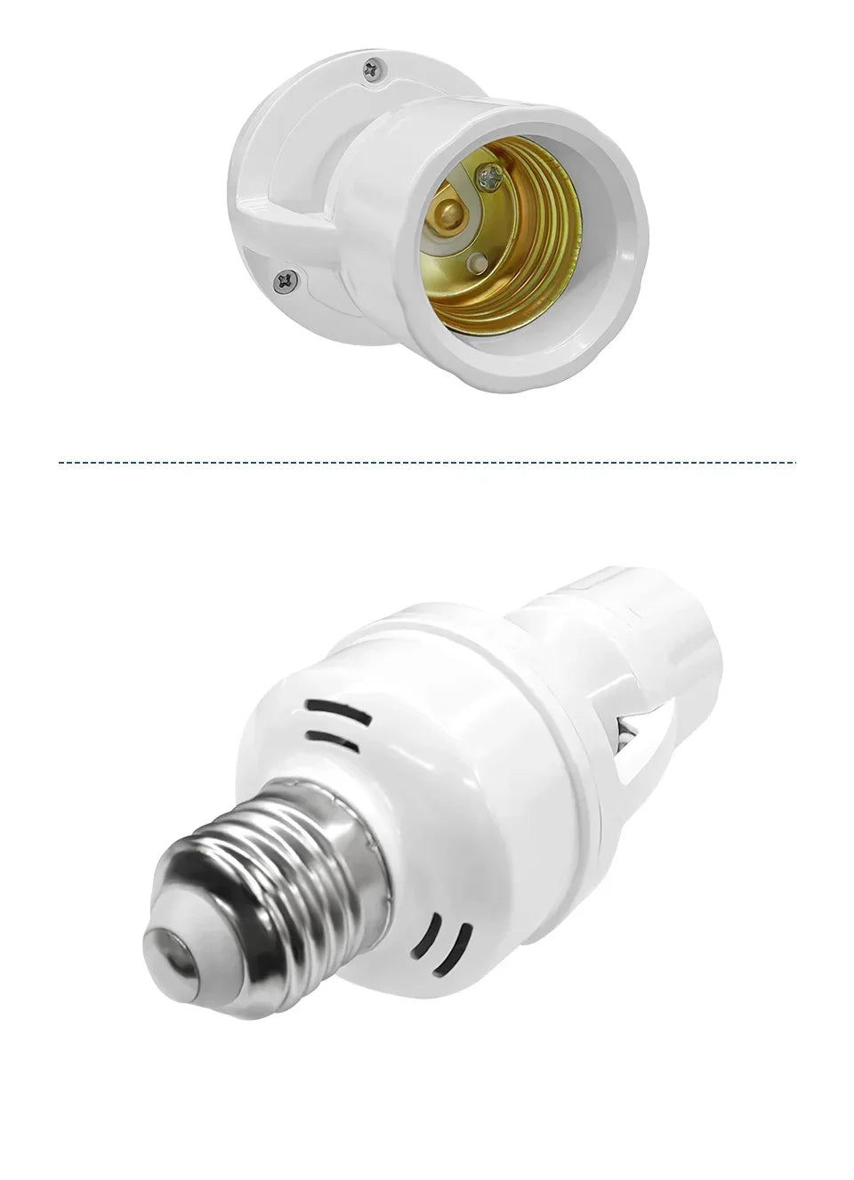 Smart Motion Sensor 220V 110V E27 Bulb Socket Lamp Base Human Body Detector PIR Sensor Home Automation Auto On Off Light Switch