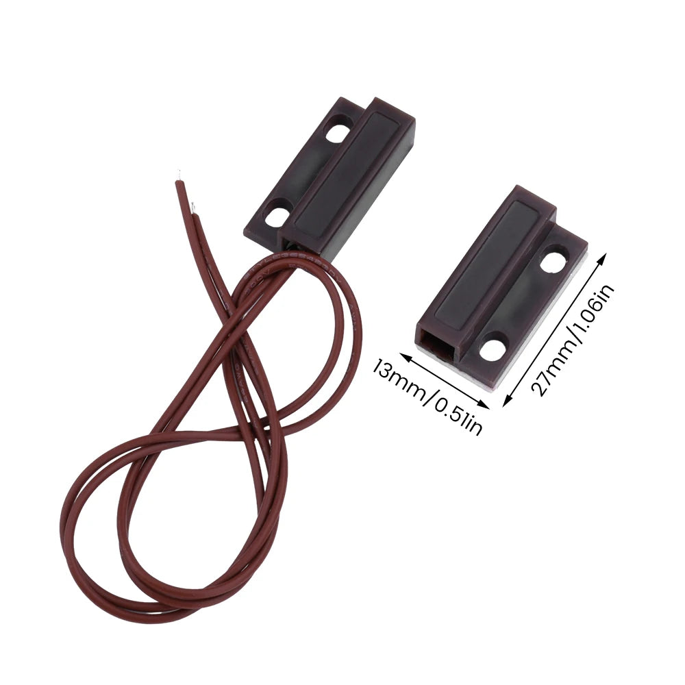 MC-38B RC-33 Door Magnetic Switch N/C N/O Switch Windows Magnetic Alarm 100V DC Normally Closed/Opened Door Window Sensor