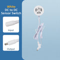 Penetrable 25mm Wood Touch Sensor LED Light Switch 5V 12V 24V 60W Hand Sweep Dimmable Touch Dimmer for Mirror Cabinet Shelf Lamp