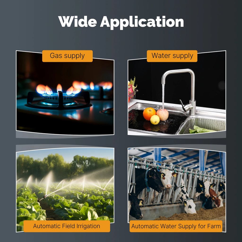 MOES Tuya ZigBee Smart battery Water Gas Valve Controller Automatic Low Power Consumption Voice Control with Alexa Google Home