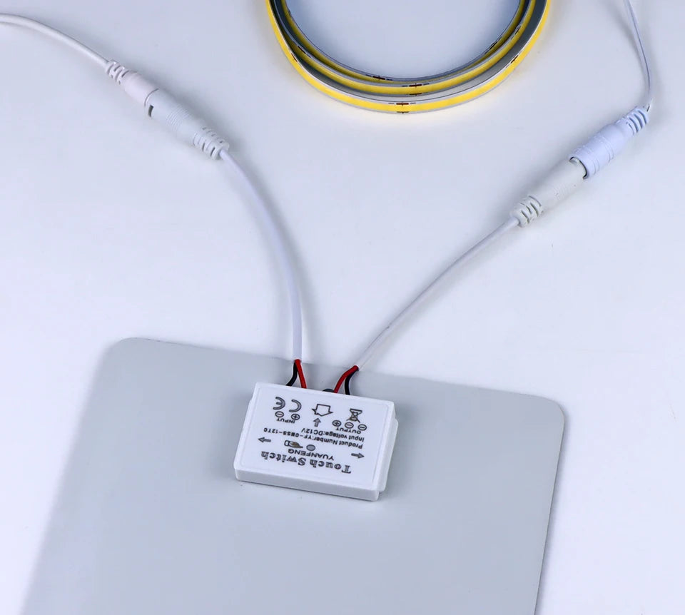 12V 5A LED Dimmer Switch Capacitive CCT Adjustable Touch Sensor Switch For Bathroom Mirror Light Backlight Decoration