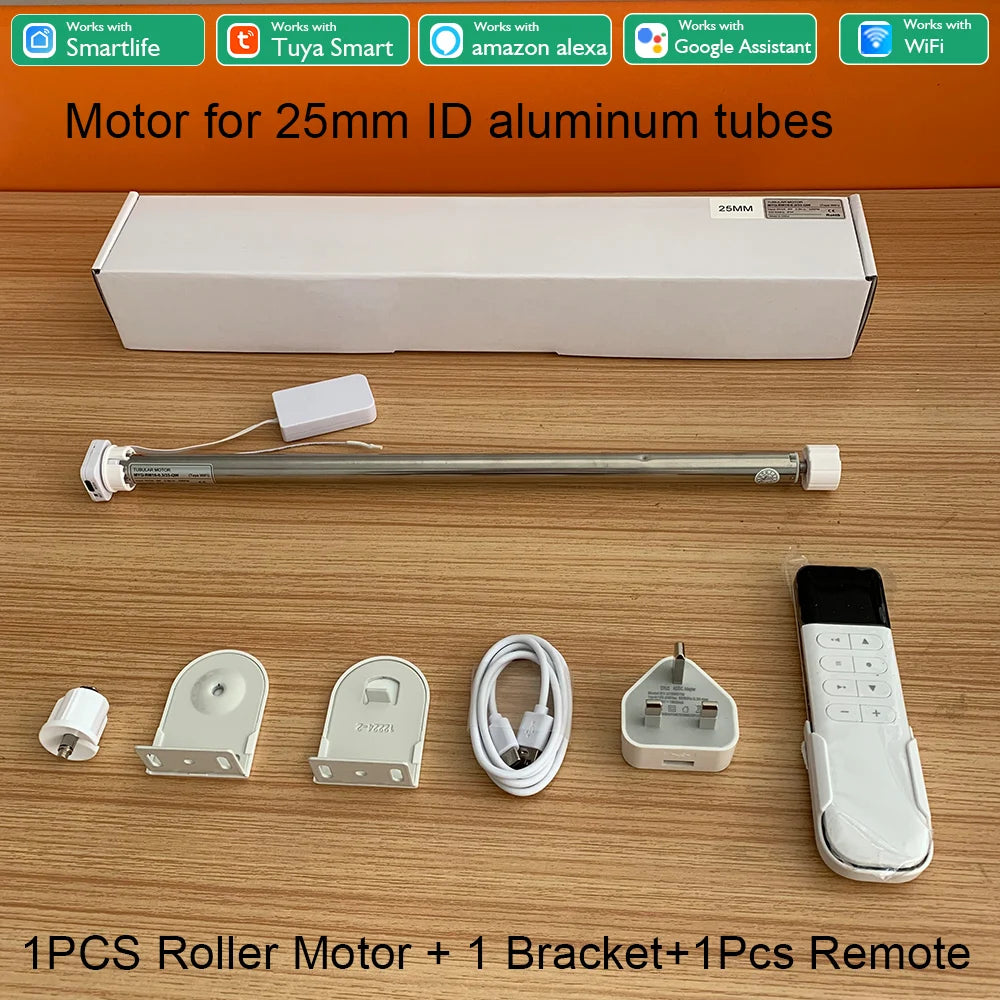 DC5V Wired Tuya Wifi Shutter Motor Blind Electric Smart Curtains For Roller Curtain Suitable For 20 25 28mm Blind Tube Alexa