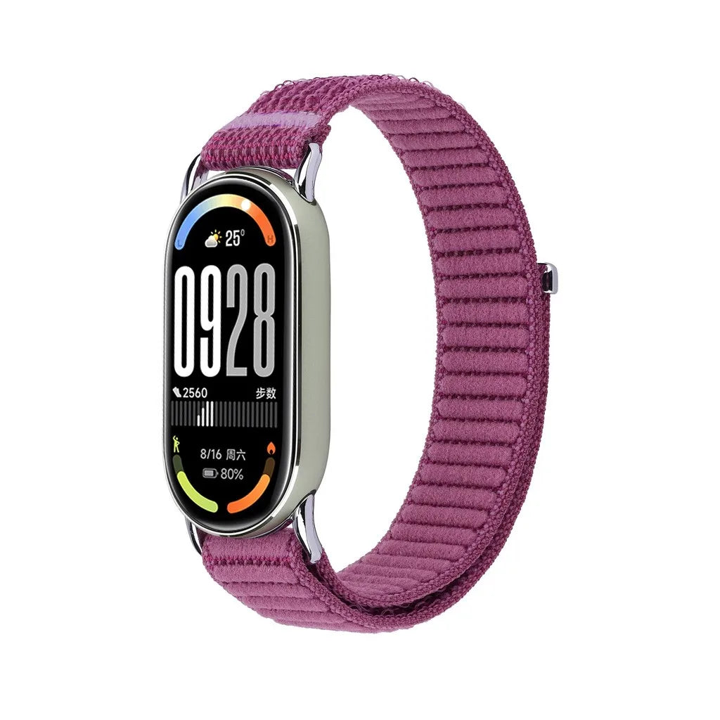 Braided Strap for Mi Band 10 9 8 Woven Bracelet Nylon Wristband Accessories for Xiaomi Smart Band 10 9 8 eramic Edition