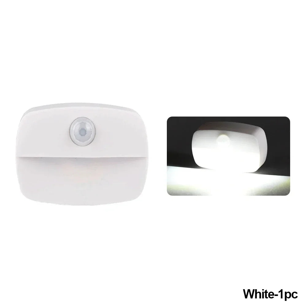 Auto ON/OFF LED Smart Night Lamp Under Cabinet Light PIR Motion Sensor Kitchen Bedroom Light for Night Cupboard Closet Stairs