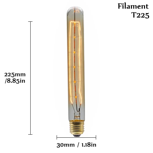 Retro Edison Bulb E27 220V 40W Light Bulb A60 ST64 T10 T45 G80 G95 Filament Vintage Ampoule Incandescent Spiral Lamp