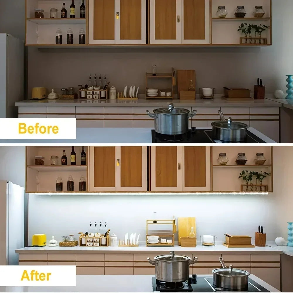 LED Strip Light Hand Sweep Sensor 5V USB 2835 Dimmable Diode Lights TV Backlight Festoon Cabinet Lamp Home Decoration Lighti