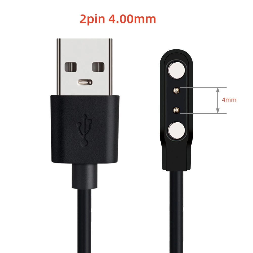 Smartwatch Charging Cable for Kids with 4 Pins, Magnetic Charger for Smartwatch