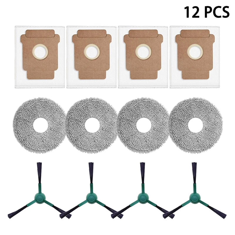 For iRobot Roomba Plus 405 Combo / 505 Combo Robot Vacuum Spare Parts Main Side Brushes Mop Cloths Filters Dust Bags Accessorie