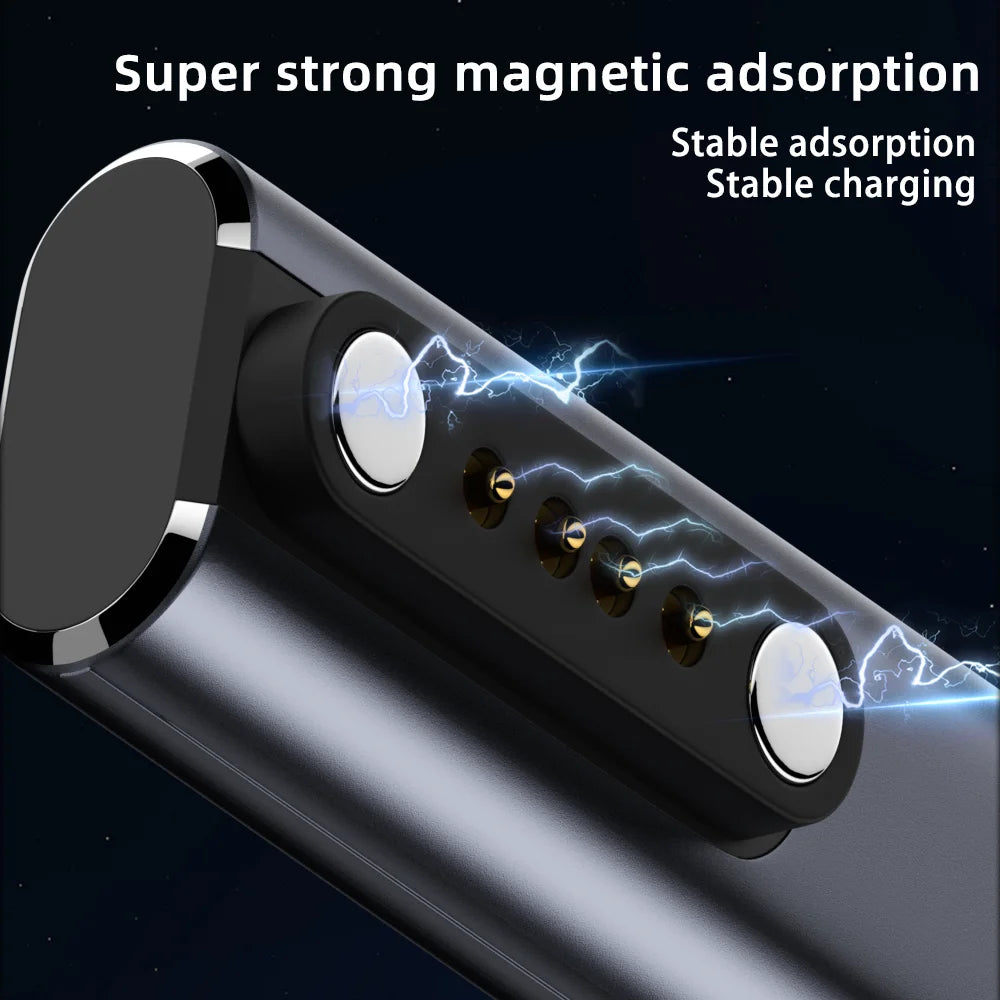 Suitable for Shokz devices bone transfer headset/smart watch charging adapter USB-C to 7.62MM 2-pin/4-pin magnetic charging port