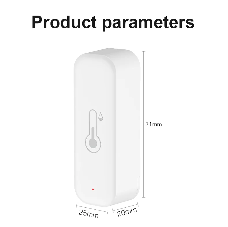 Tuya WiFi Temperature Humidity Sensor for Smart Home Thermometer Hygrometer APP Remote Works with Google Home Yandex Alexa