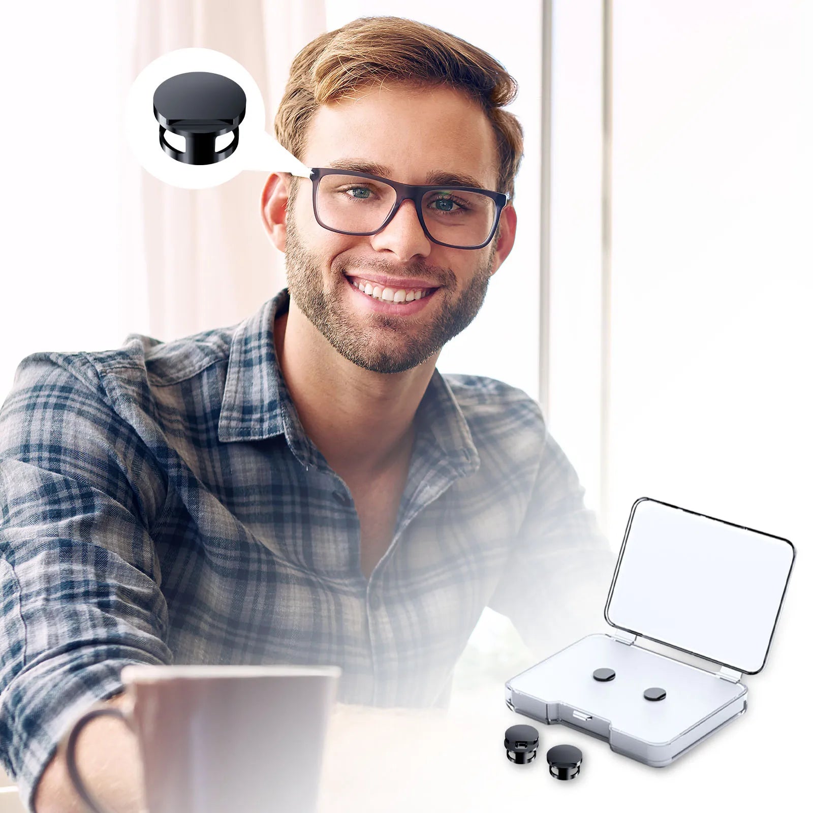 LED Light Blocker Cover for Meta Display LED Light Dimming Blocker LED Lights Protection Covers for AI Smart Glasses