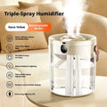 Smart 3 Spray Humidifier Digital Display Silent Large Volume Air Purifier Night Light Portable Desktop Home Bedroom Humidifier