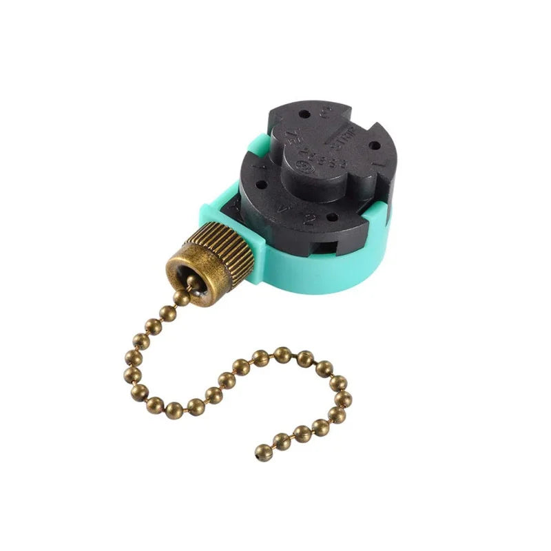 Ceiling Fan Switch 3 Speed 4 Wire ZE-268S6 Fan Pull Chain Speed Control Switch