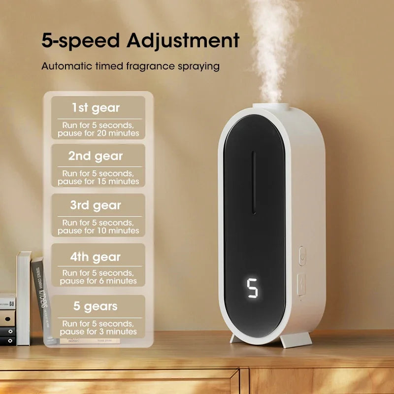 Ultrasonic Essential Oil Diffuser, Portable Aromatherapy Machine with 50ml Water Tank, Humidifier for Home Bedroom Office