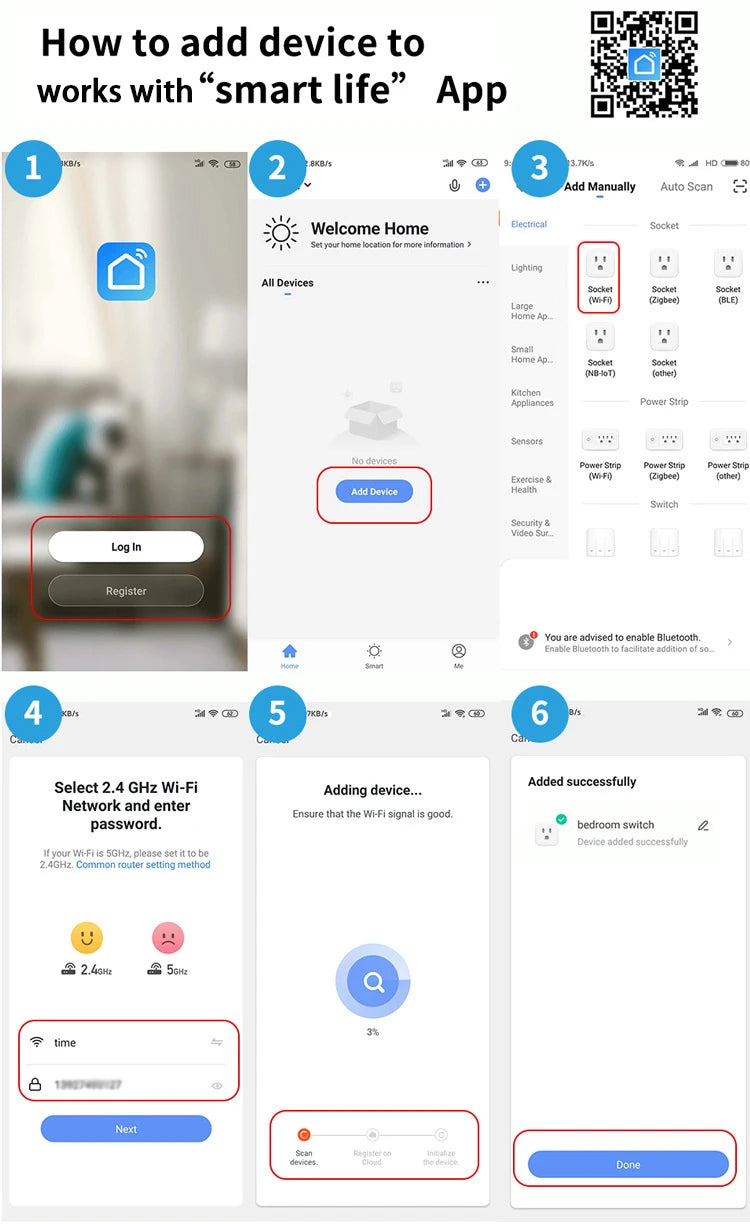 Smart Socket EU Plug WIFI 16/20A With Power Monitor Timing, Voice Control Work with Tuya APP Alexa Google Home Alice